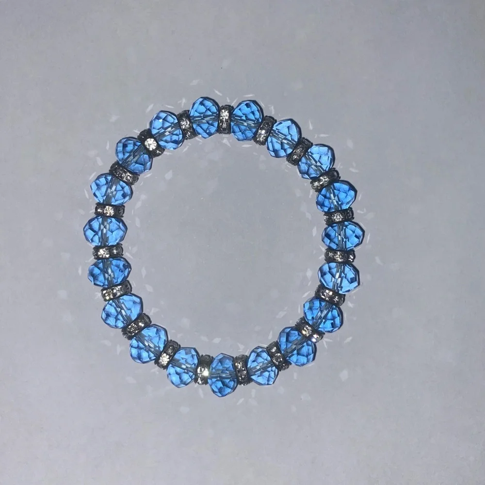 Beautiful Blue Stretchy Bracelet
